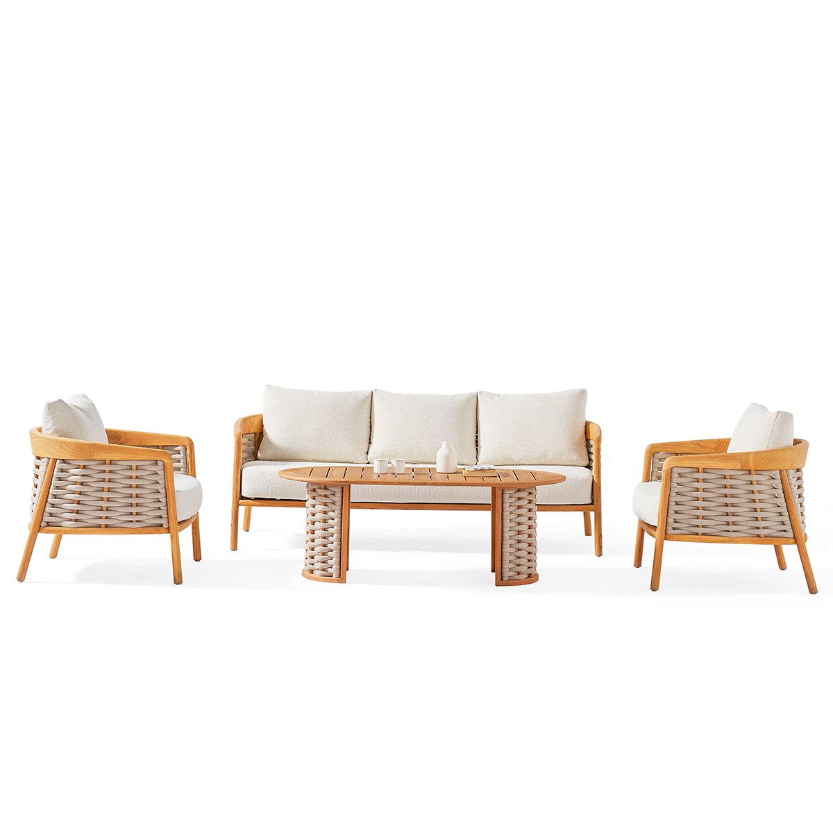 teak garden sofa
