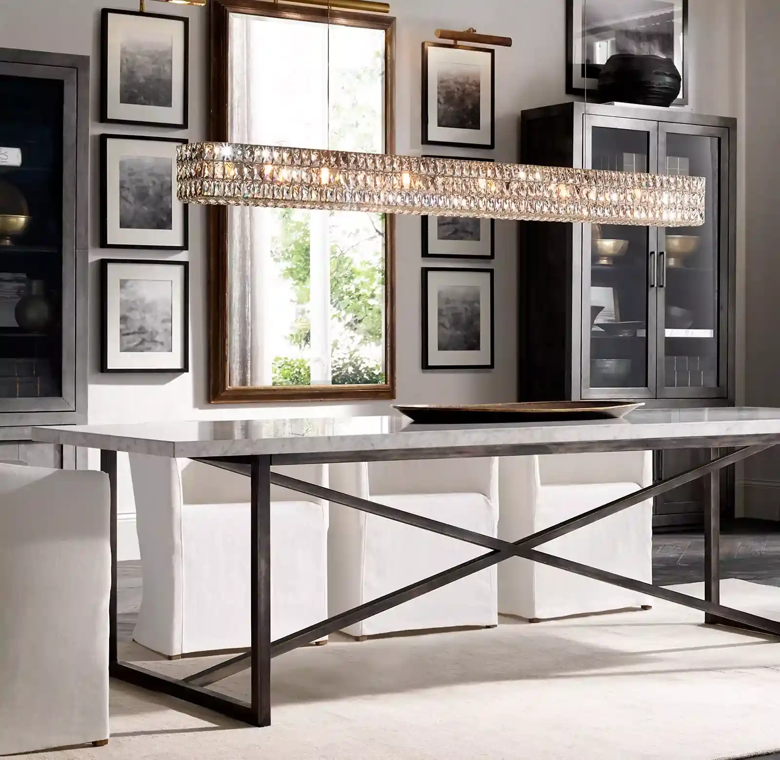 real marble dining table