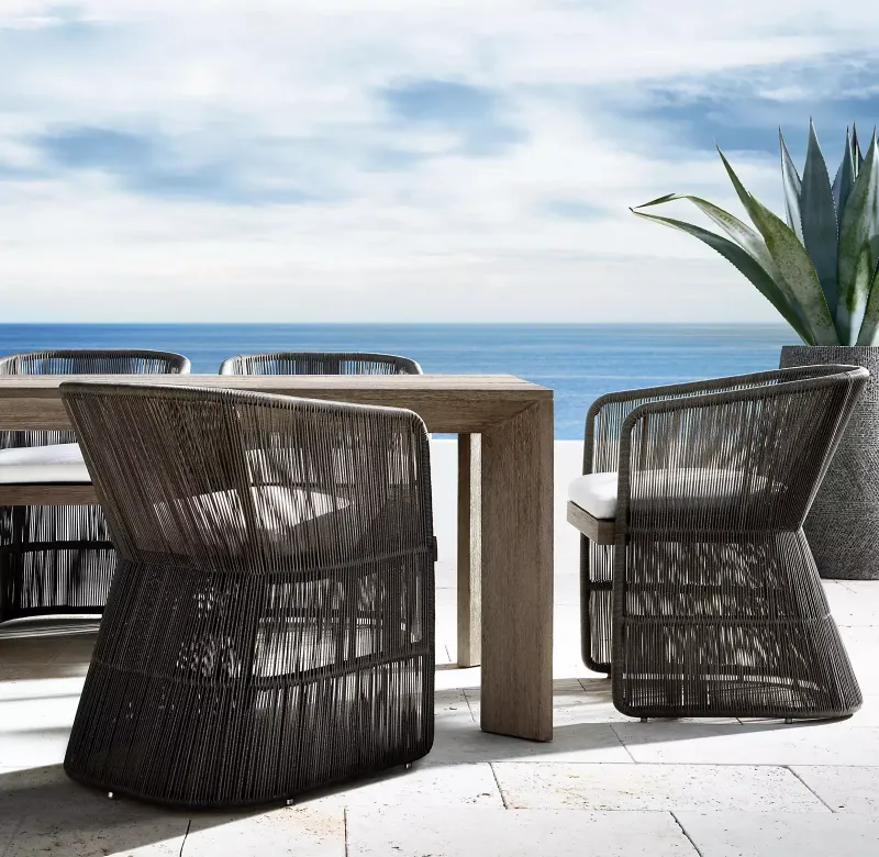 restoration hardware dining tables rectangular