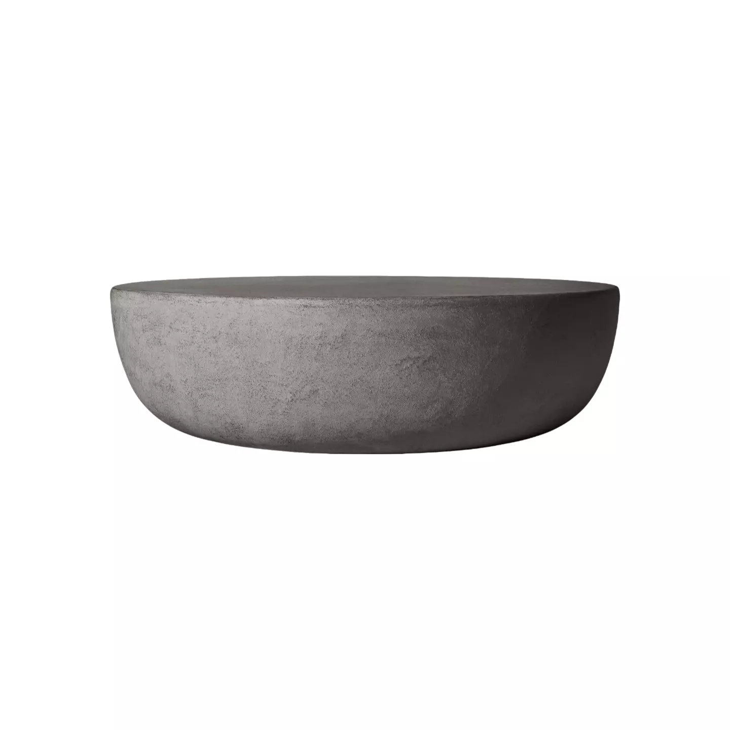 black concrete coffee table