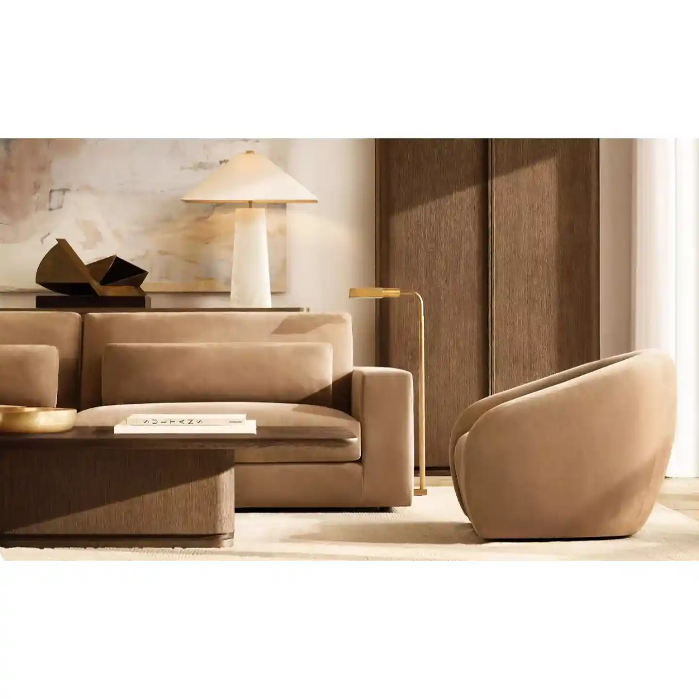 comfy fabric sofa