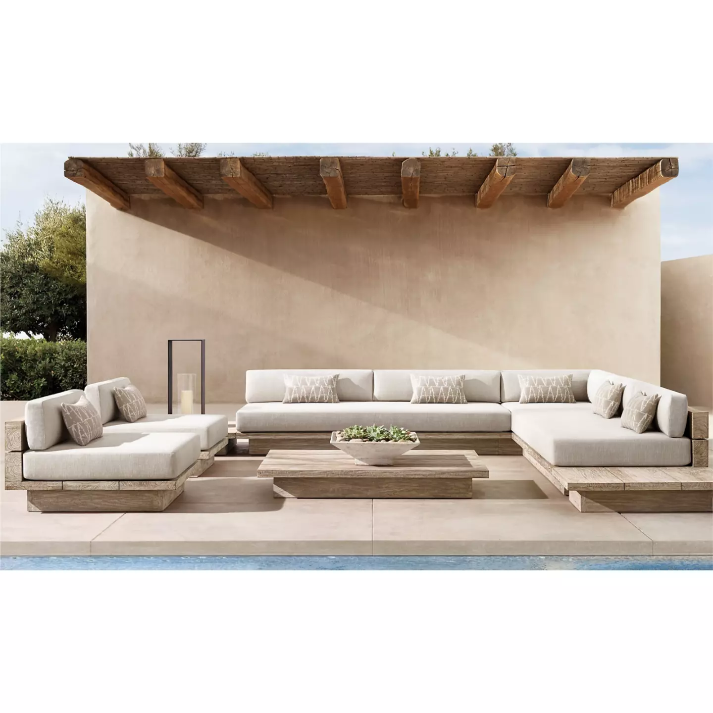 square coffee table restoration hardware