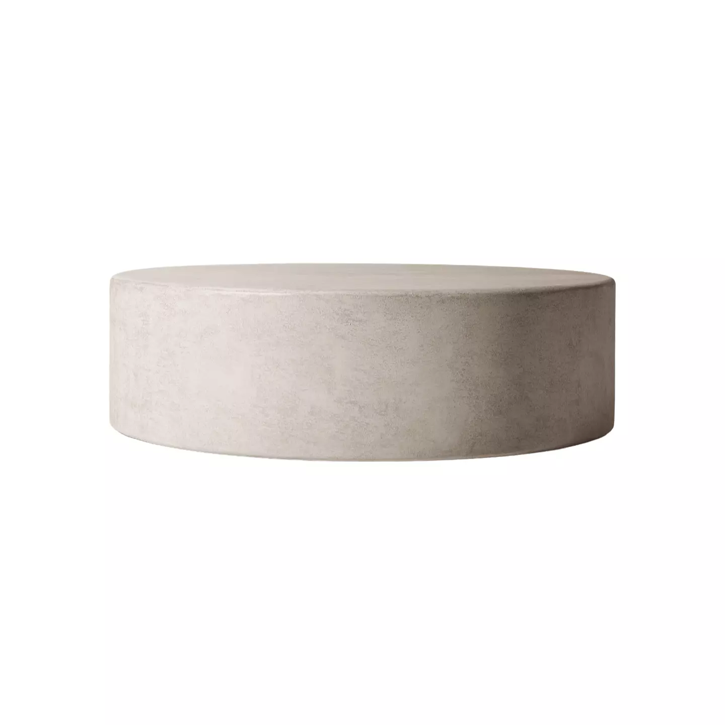round coffee table concrete