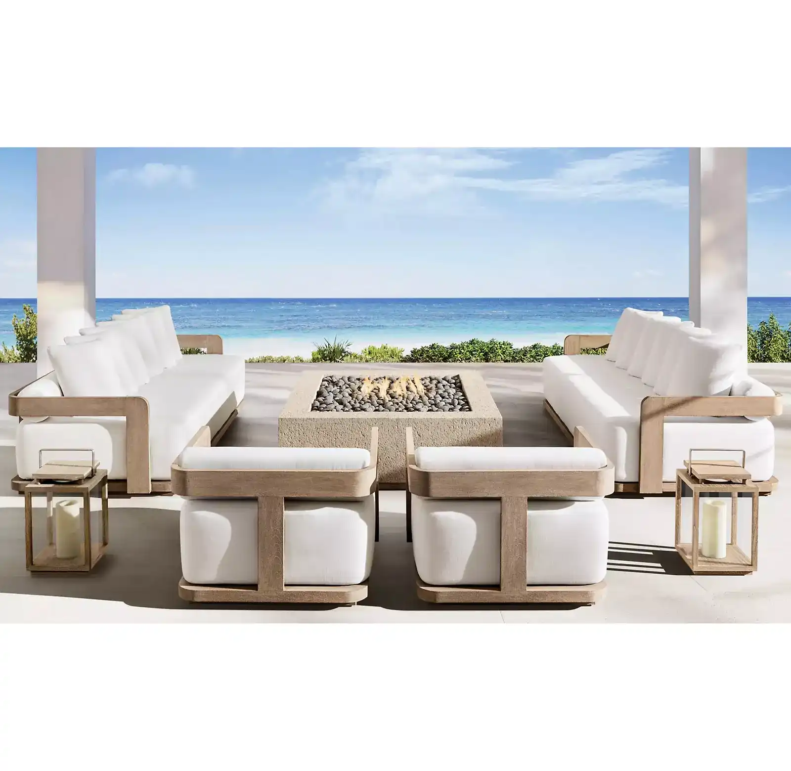 outdoor floor lantern lights