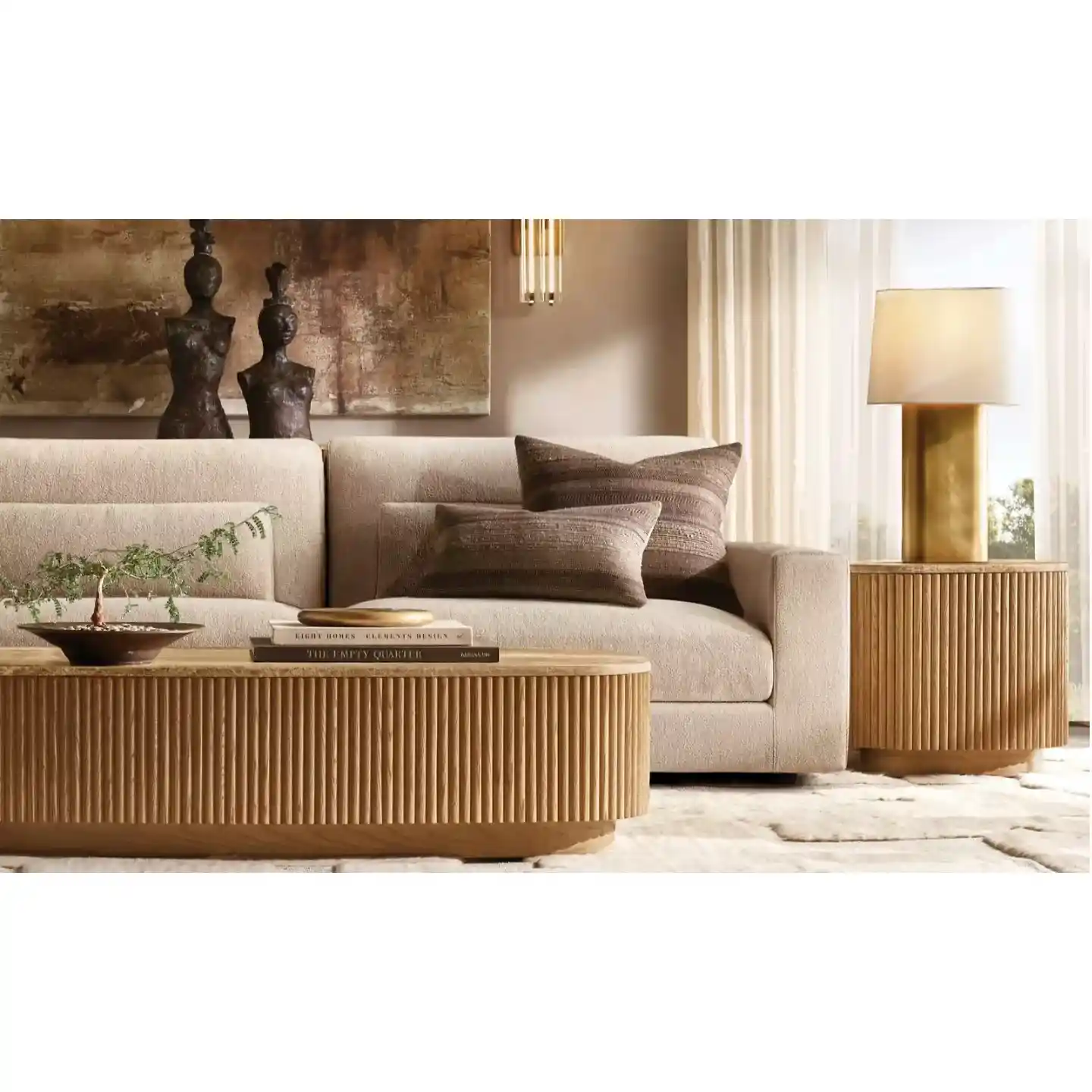 ivory fabric sofa