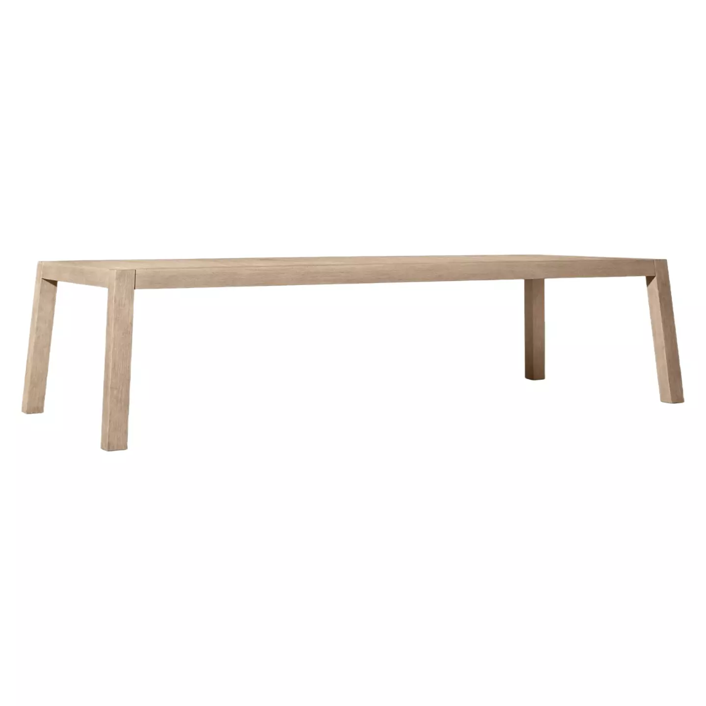 rh rectangular dining table