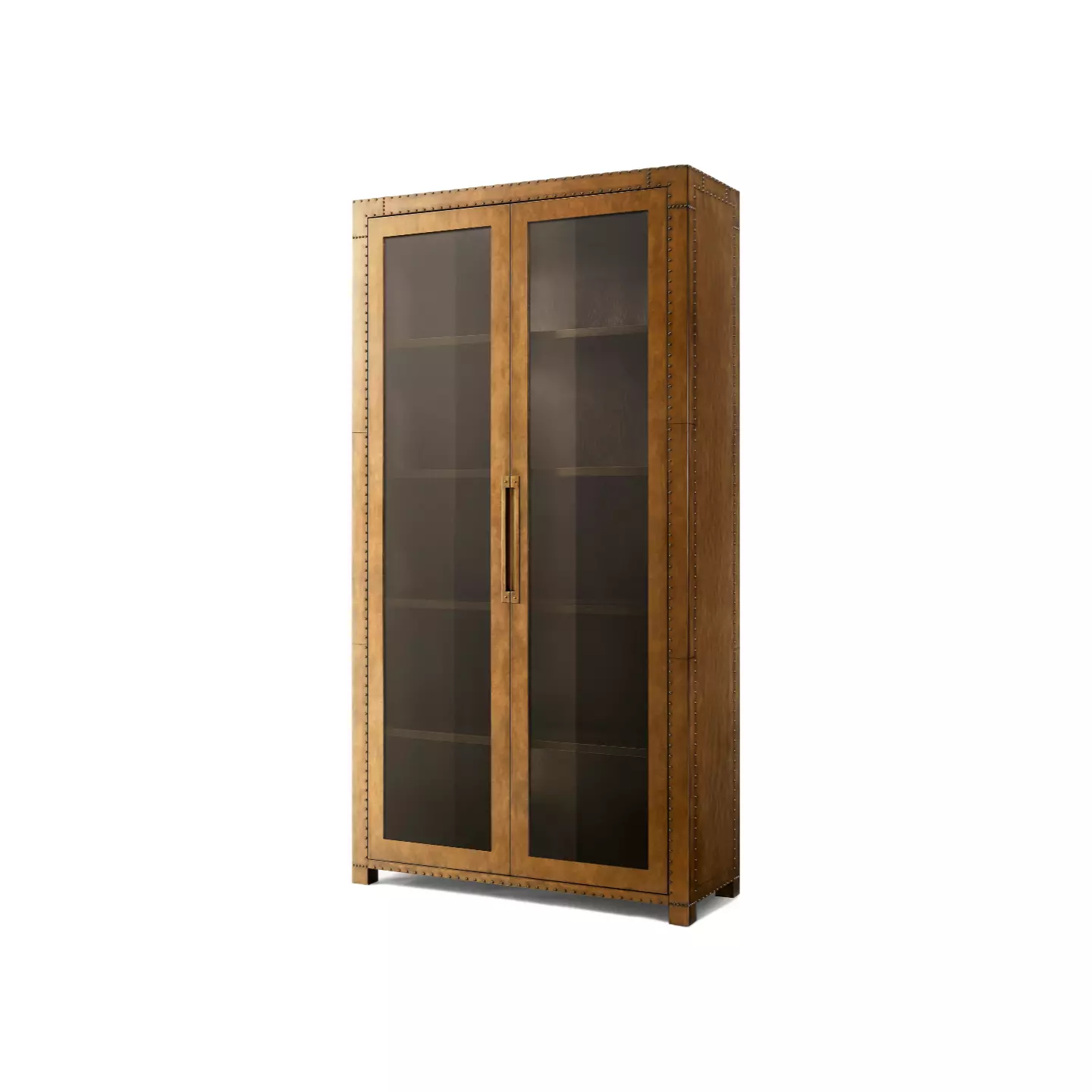 glass storage cabinet