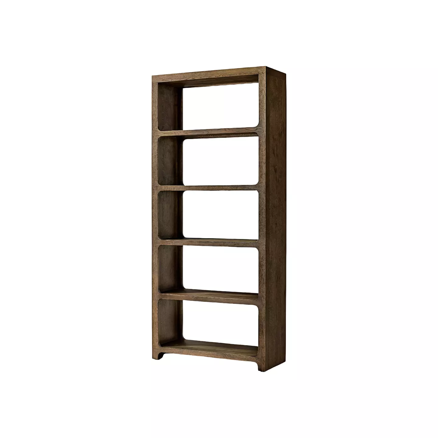 wooden shelving units