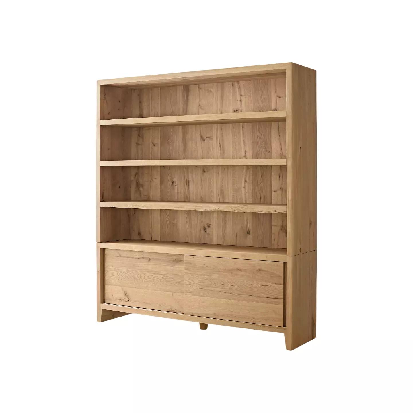 buffet with open hutch
