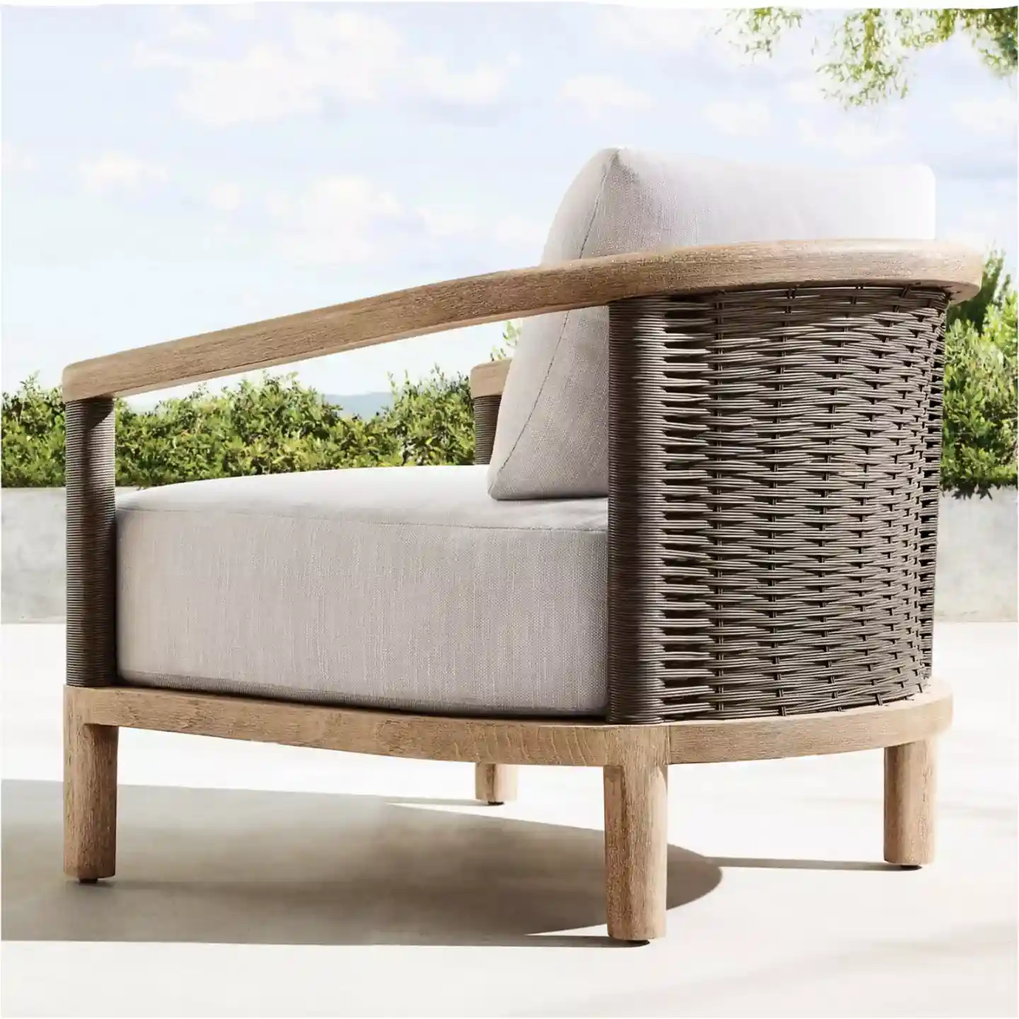 restoration hardware teak outdoor furniture