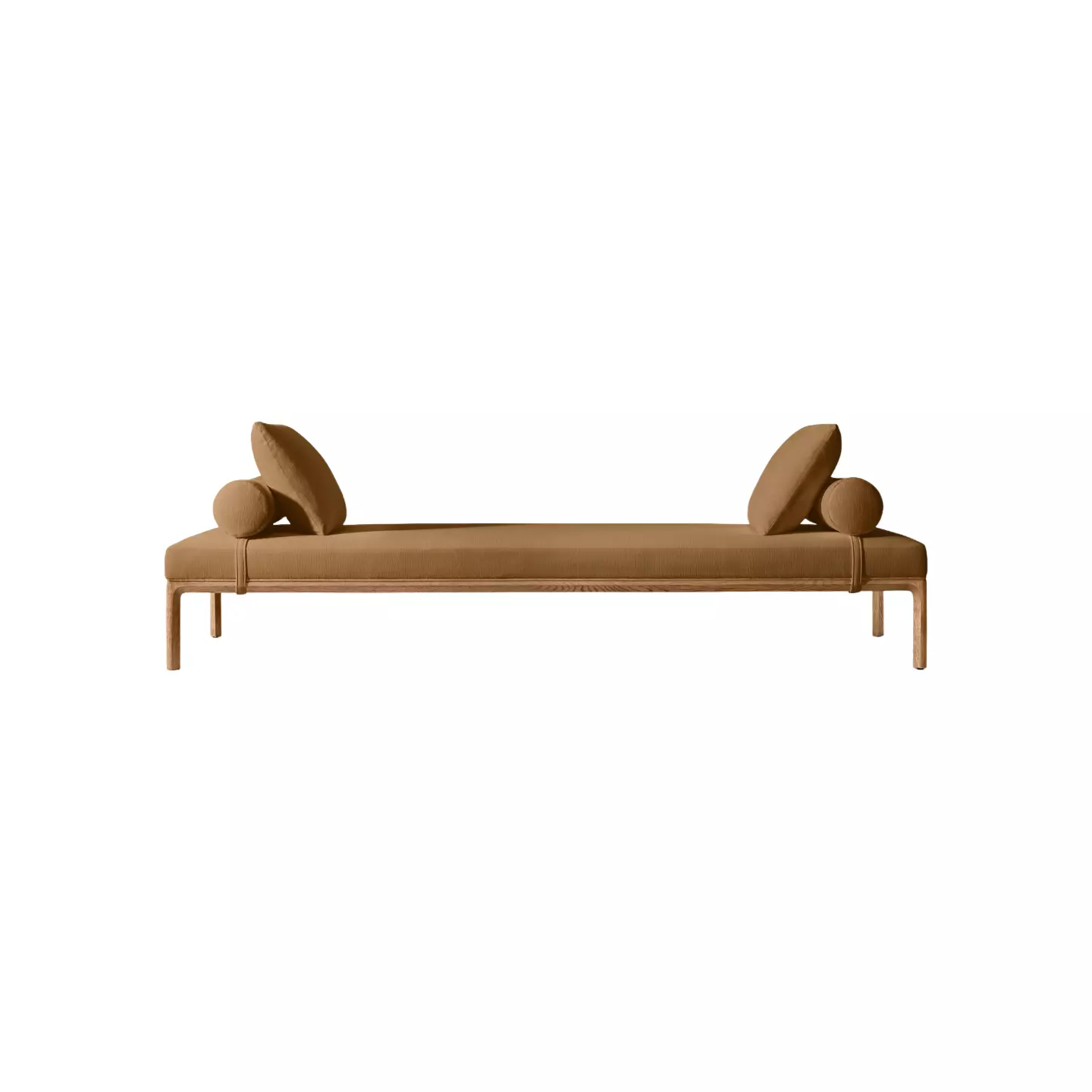 Padua Fabric Double-Bolster Daybed