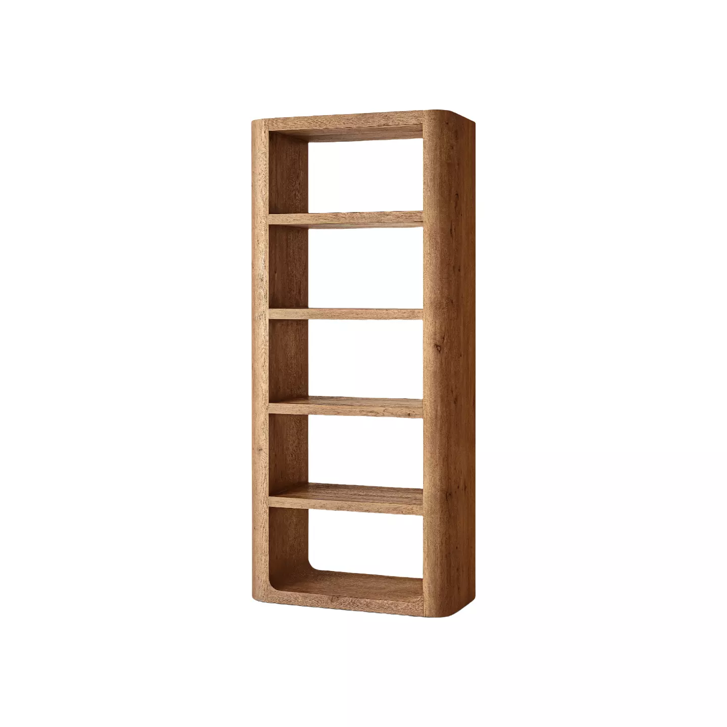 white oak wood shelves