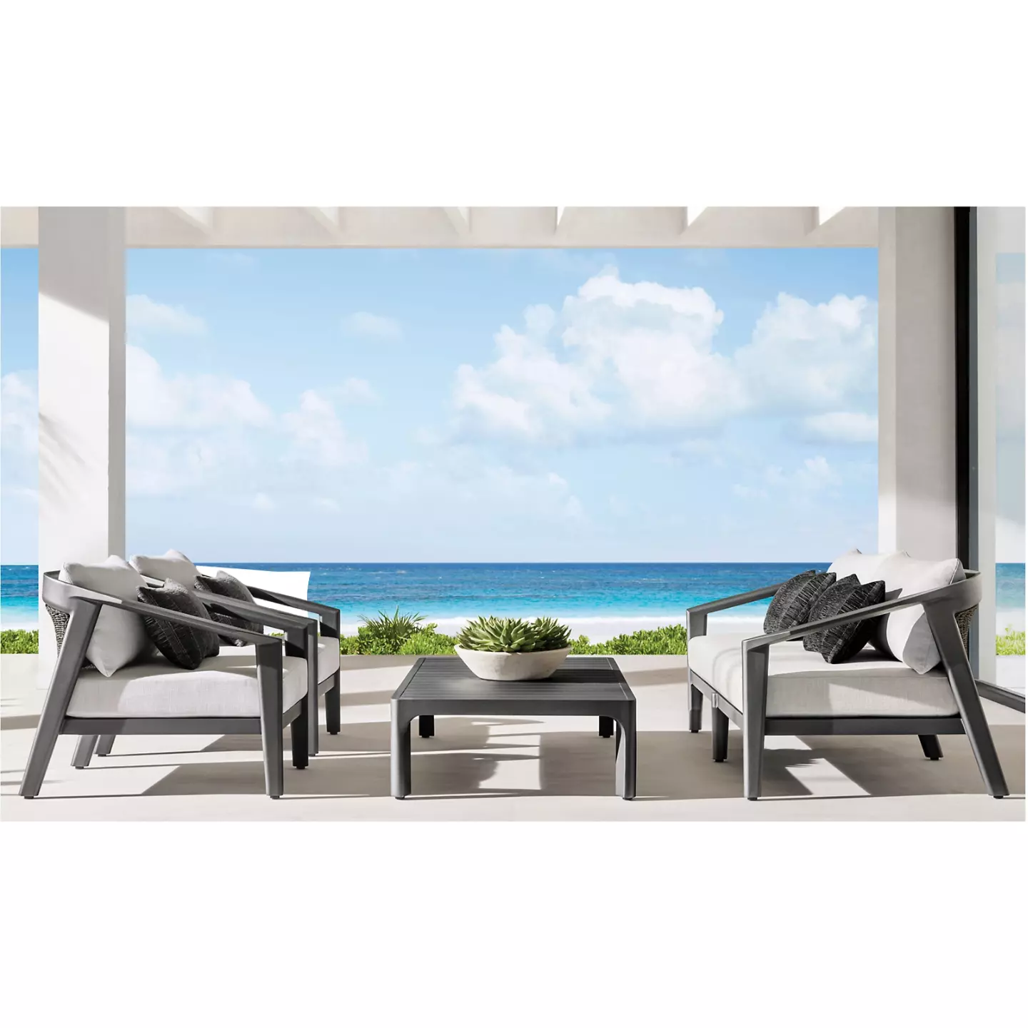outdoor furniture sets aluminum