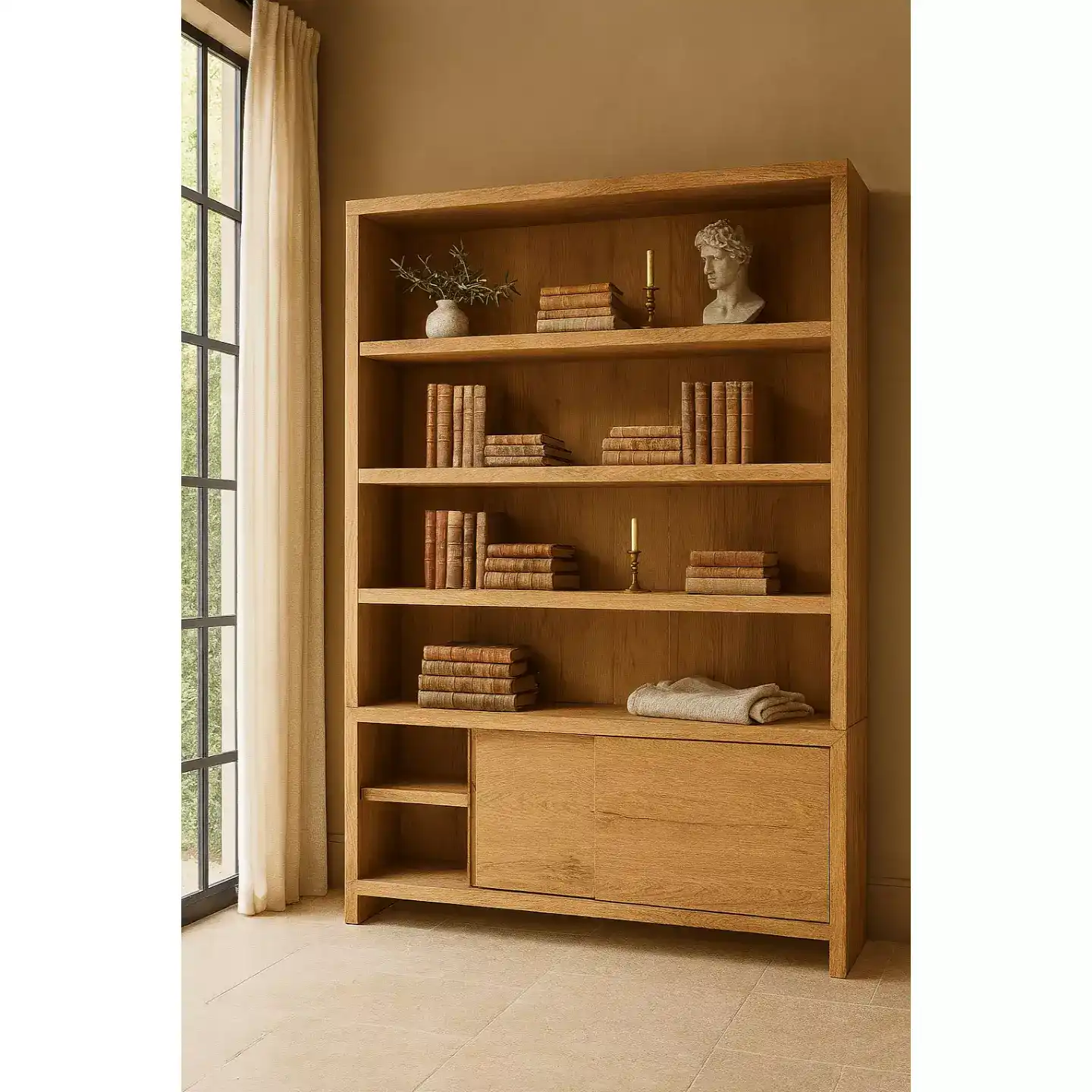 oak dining room hutch