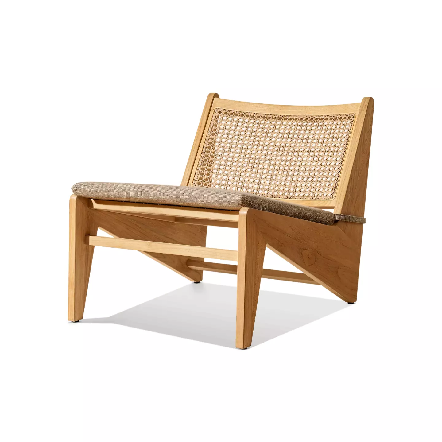 outdoor teak lounge chair