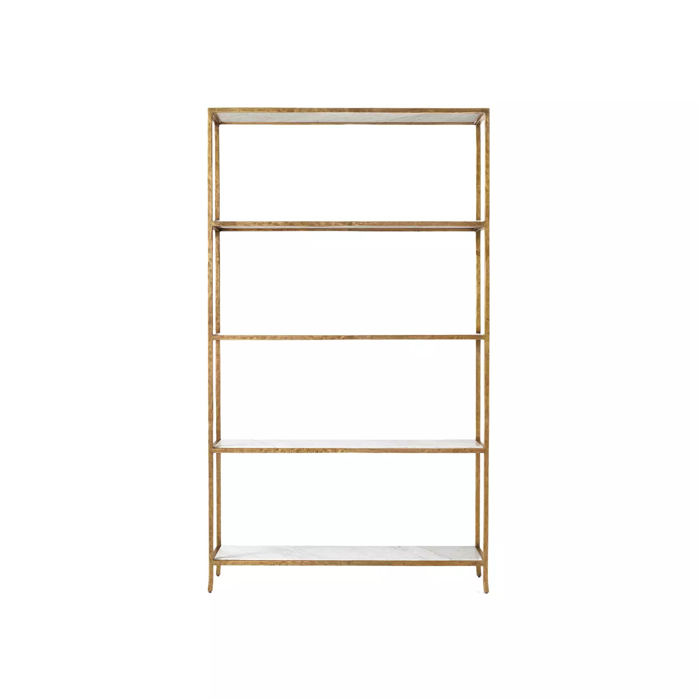 marble and brass shelf