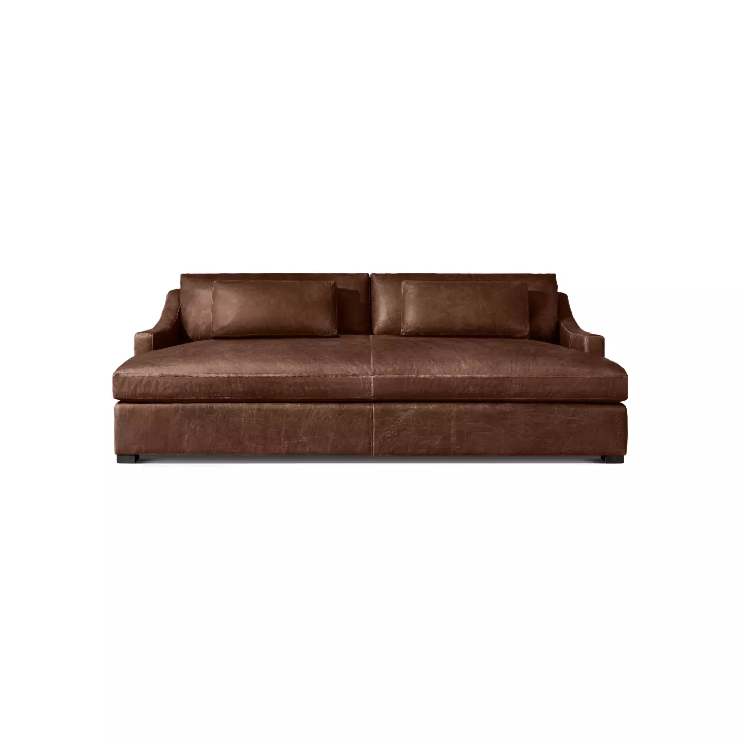 leather daybed couch
