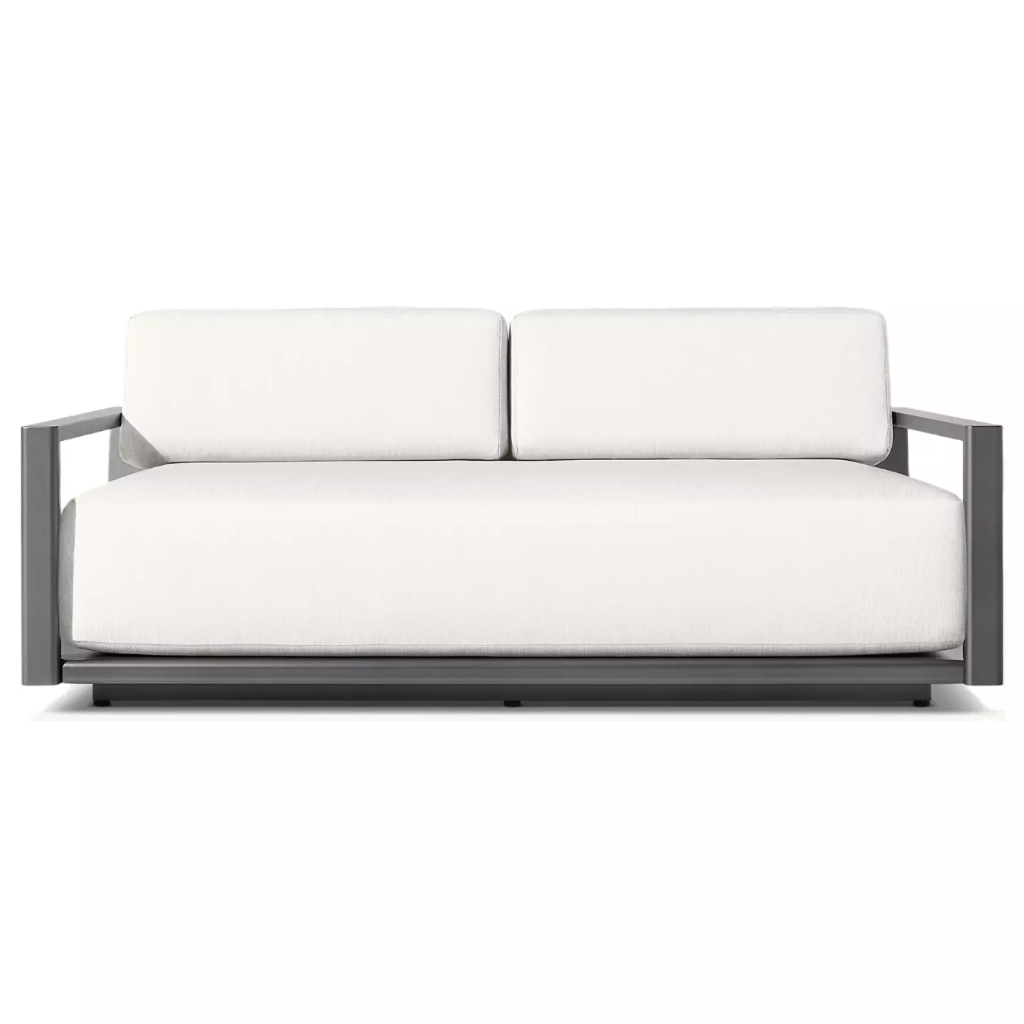 caldera aluminum outdoor sofa