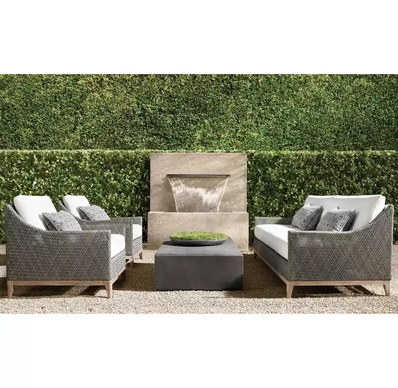 rattan 2 seater sofa garden furniture