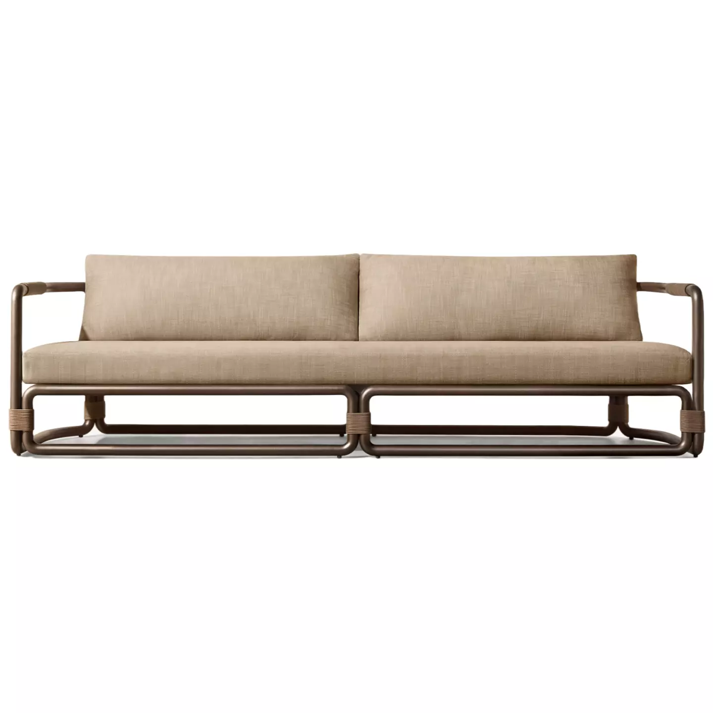 aluminum patio sofa