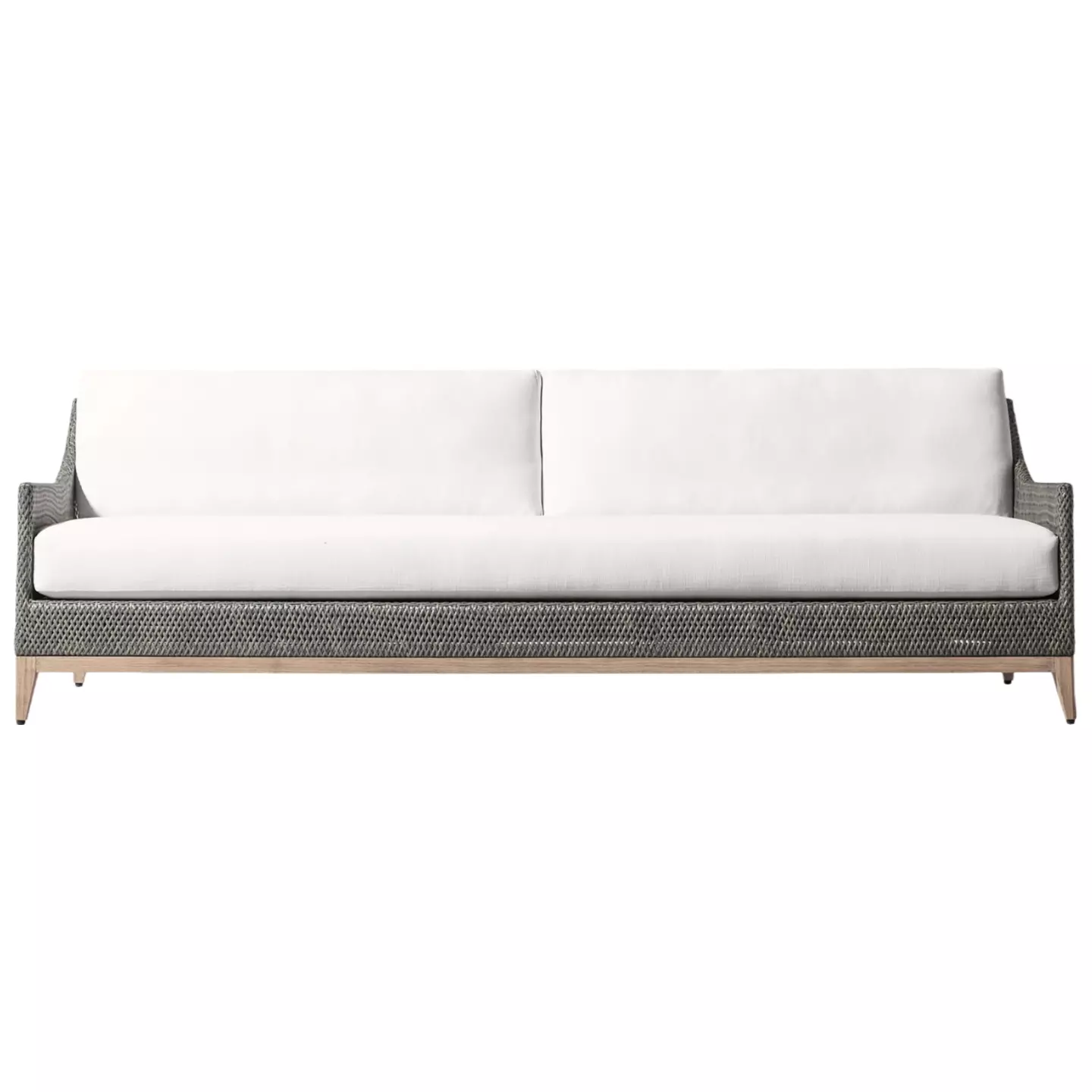 2 seater rattan outdoor sofa