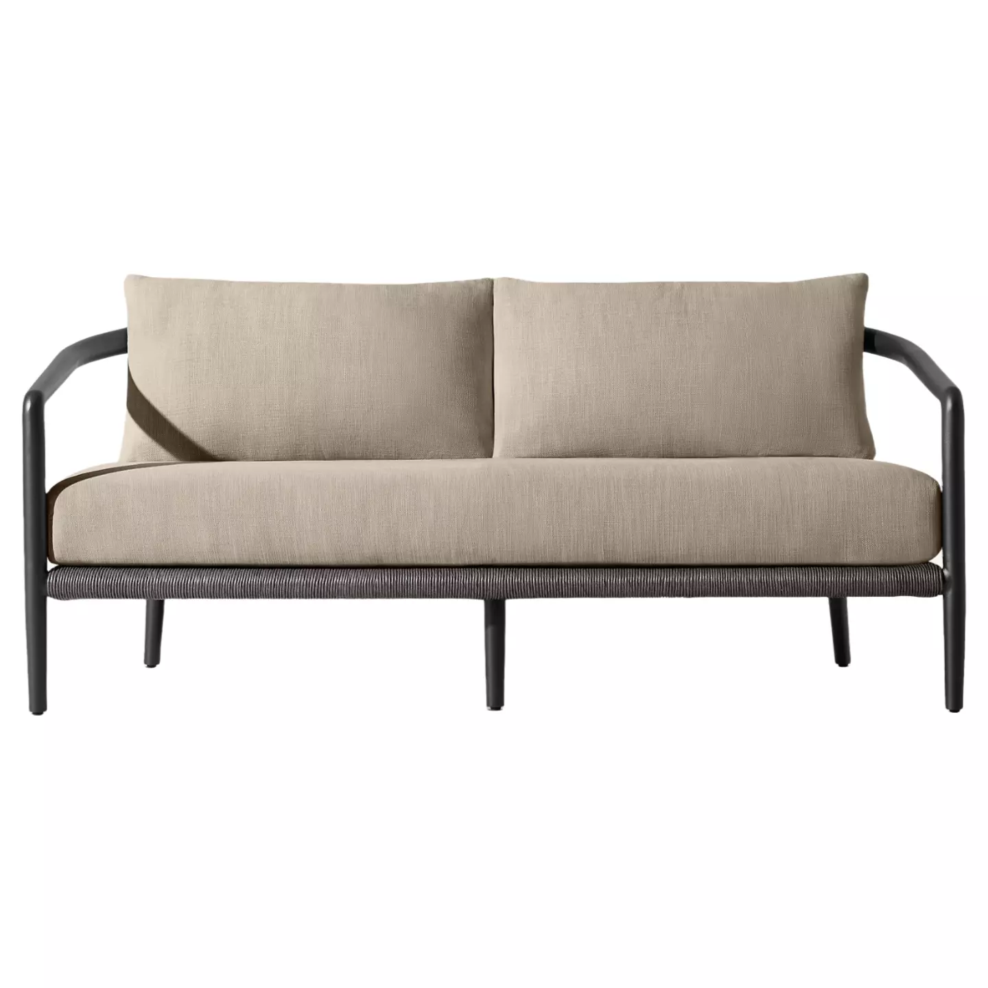 aluminum frame outdoor sofa