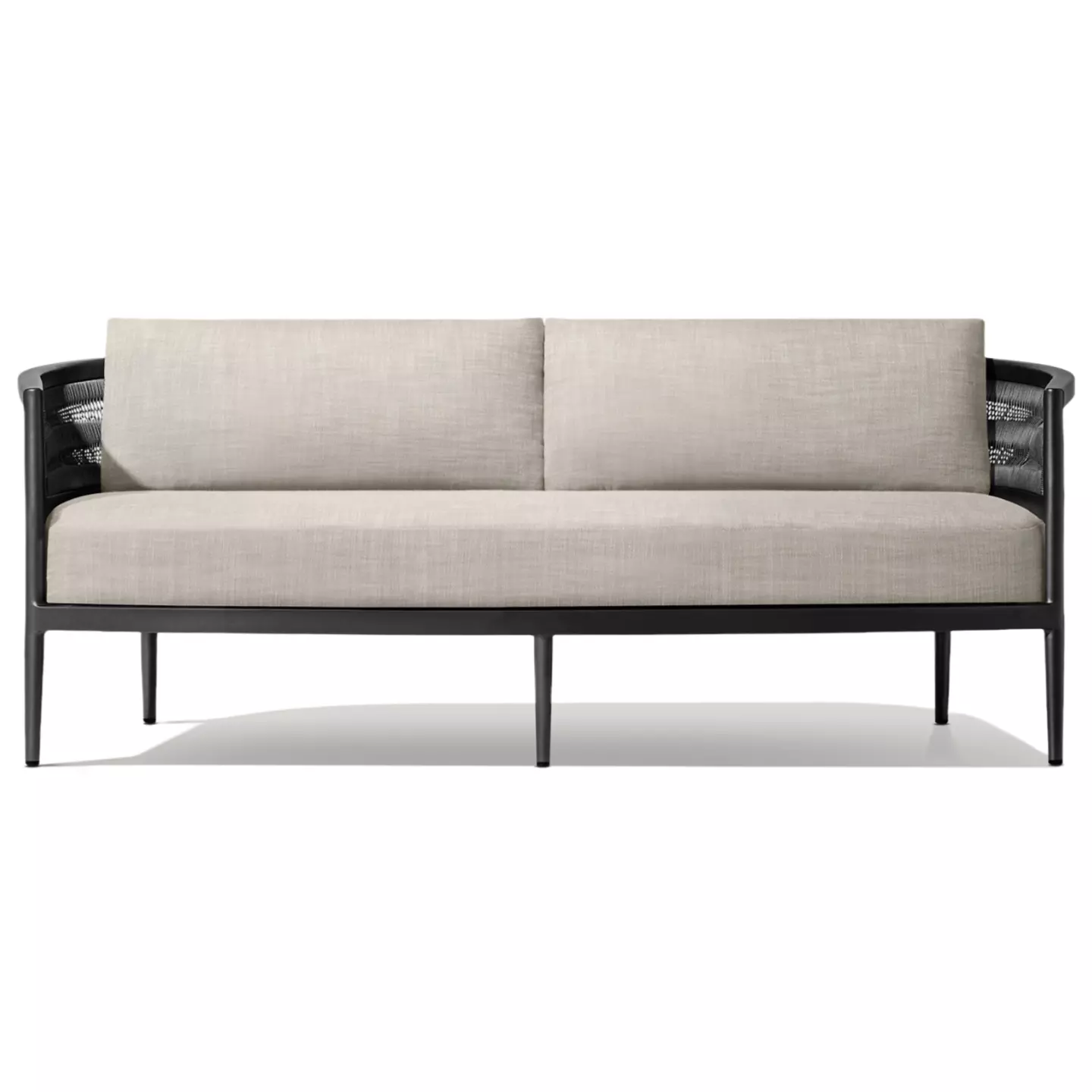 wicker 2 seater sofa