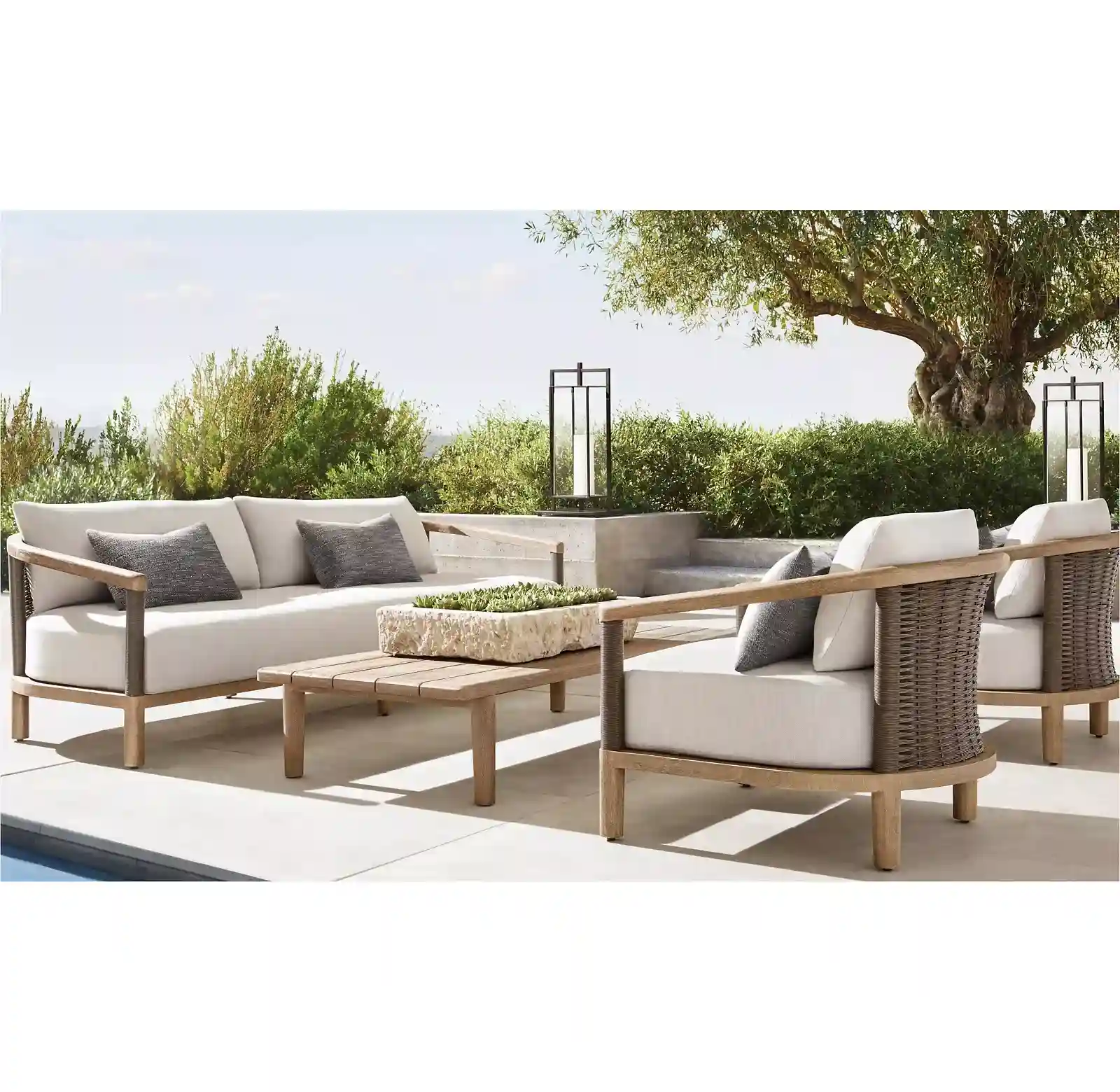 sunbrella outdoor sofa