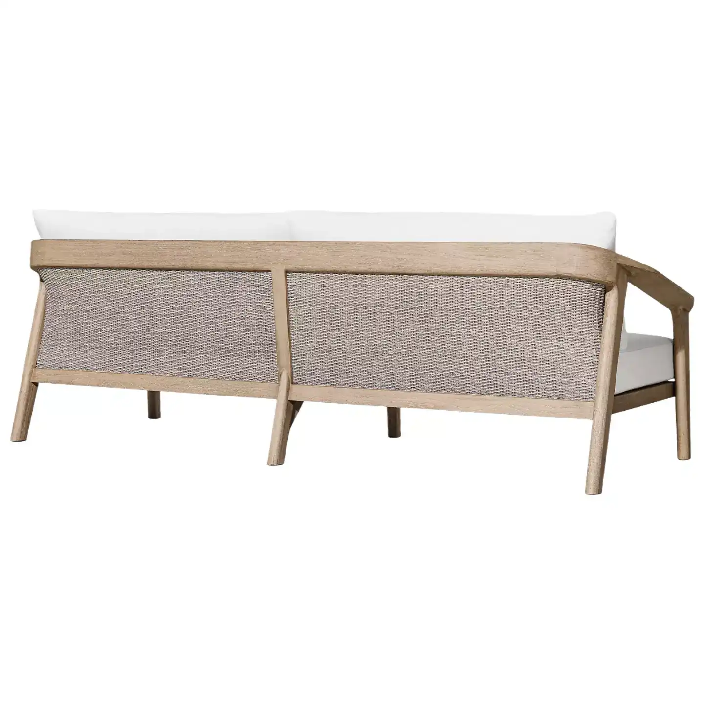 teak 3 seater sofa