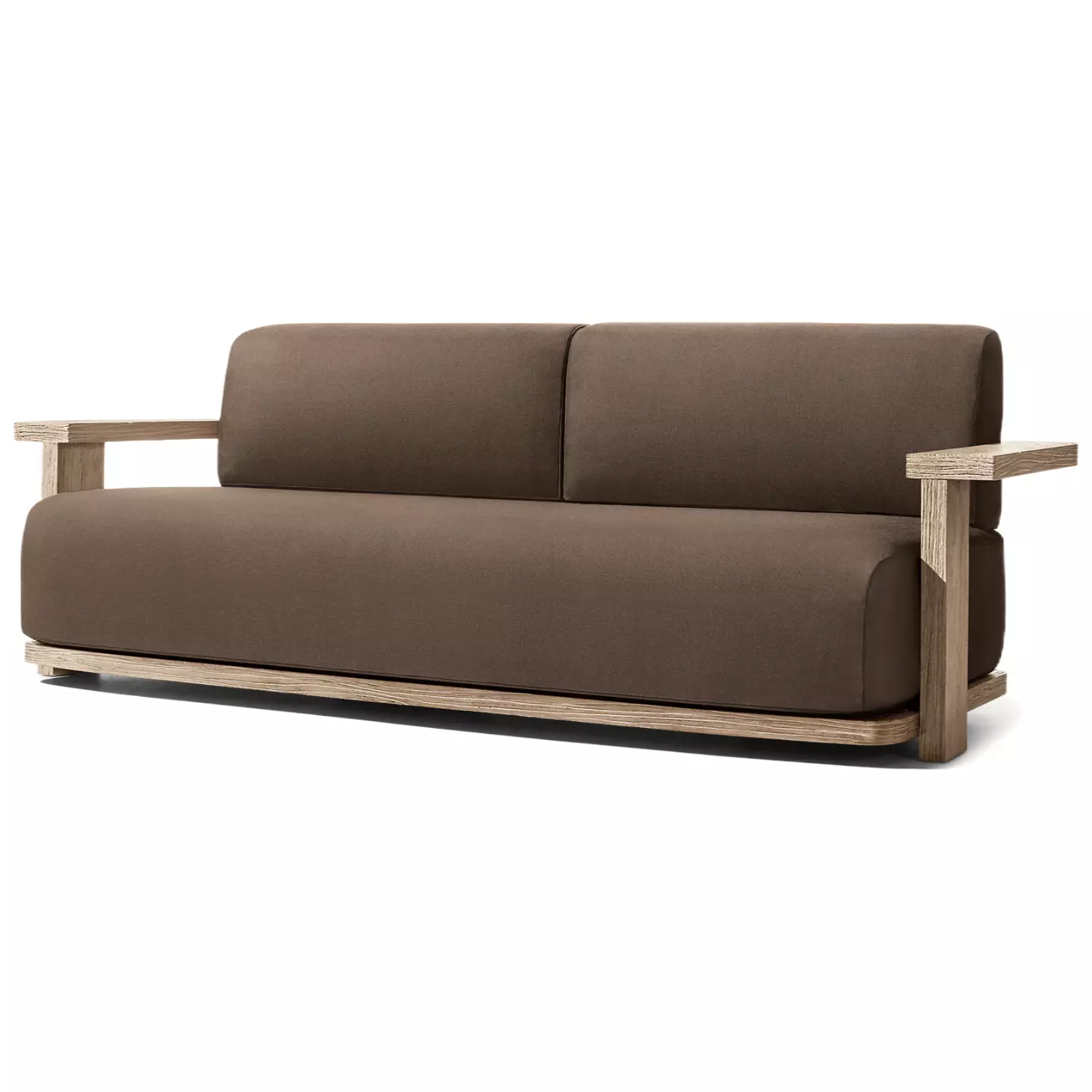wood outdoor couch