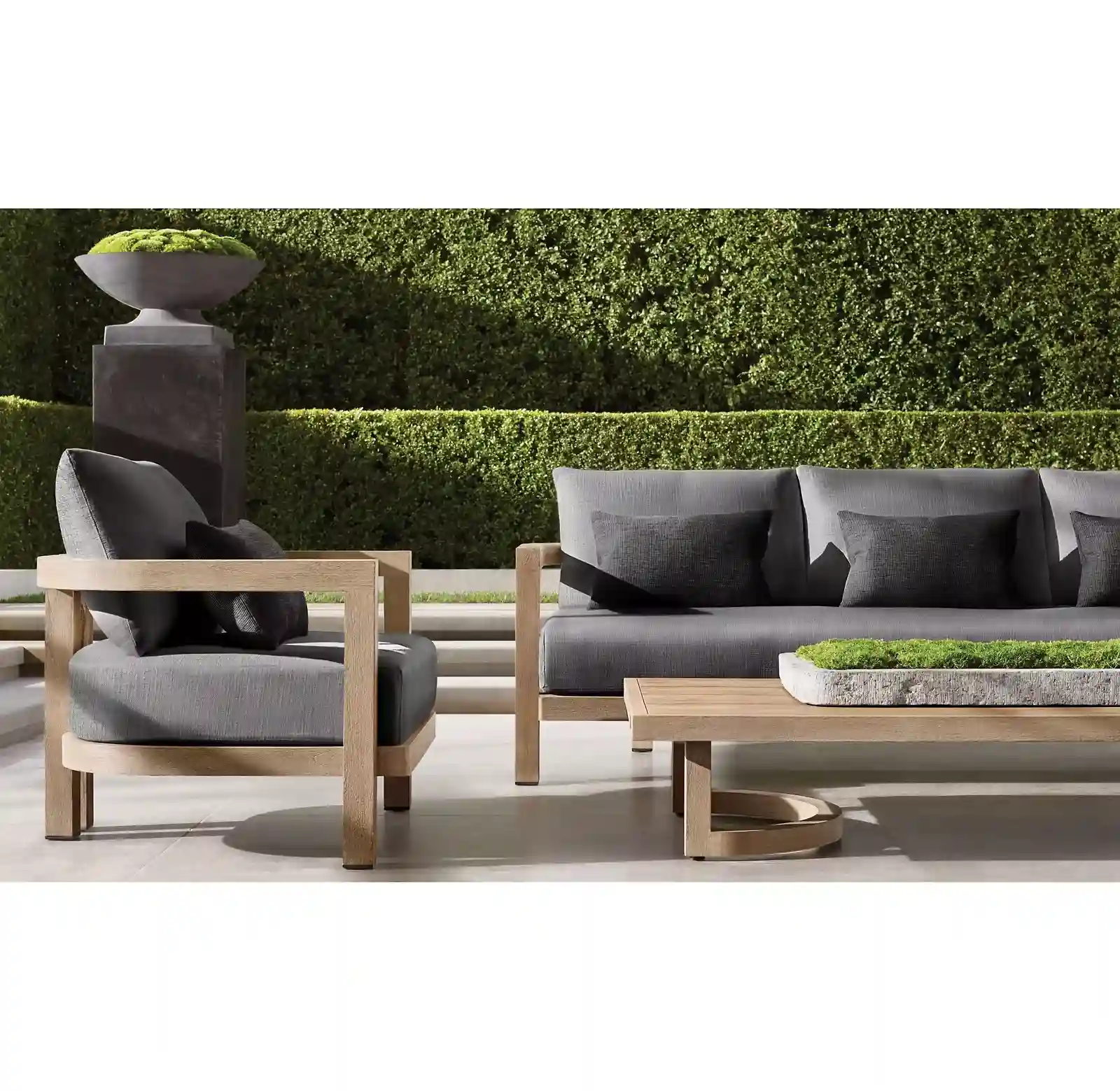 teak outdoor furniture sofa