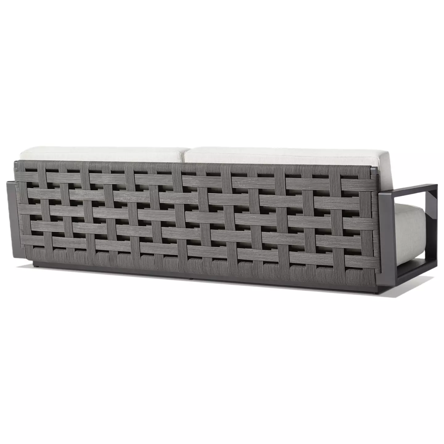 outdoor aluminum couch