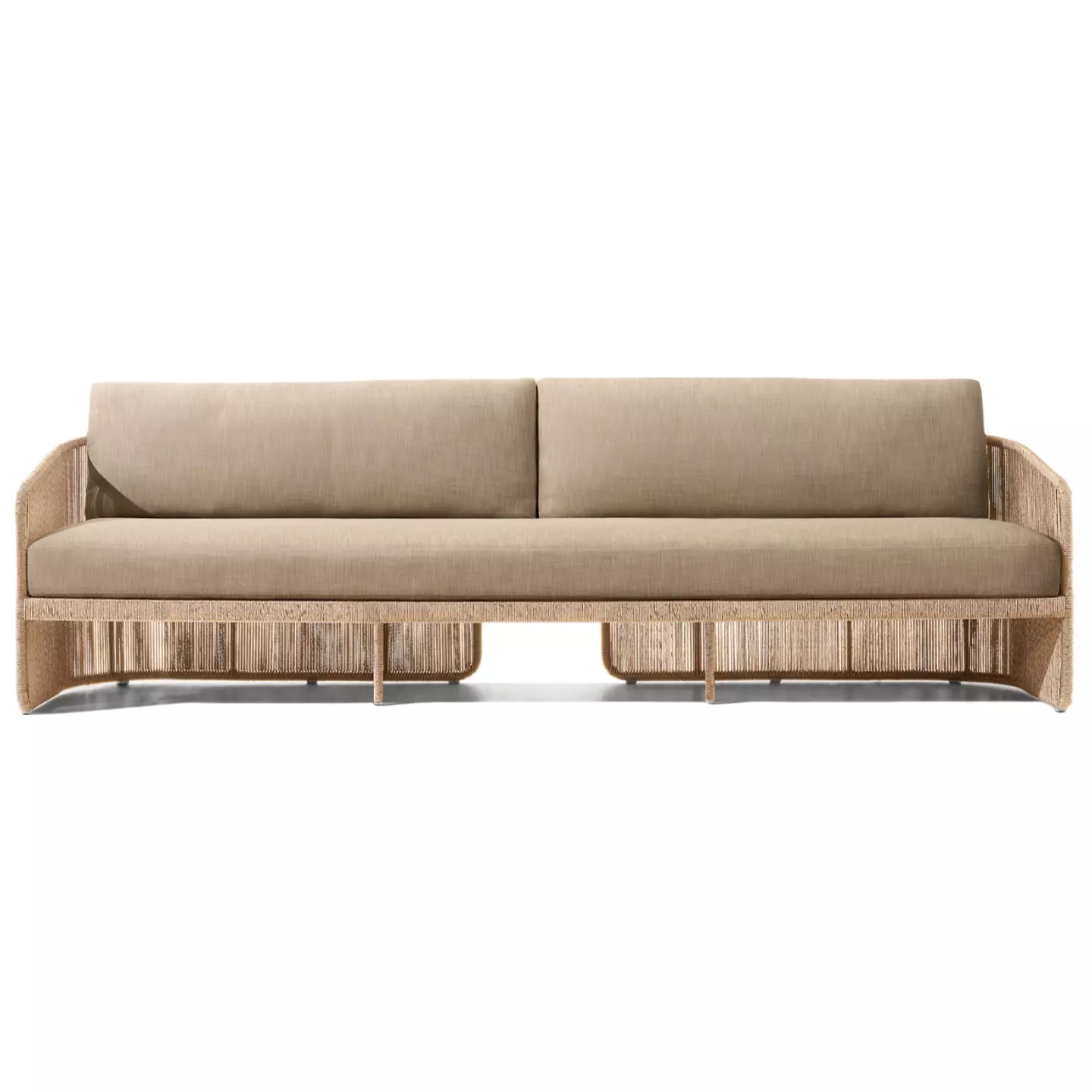 grey rope garden sofa