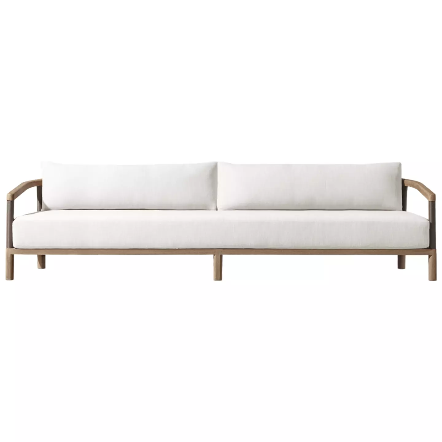 rh teak sofa