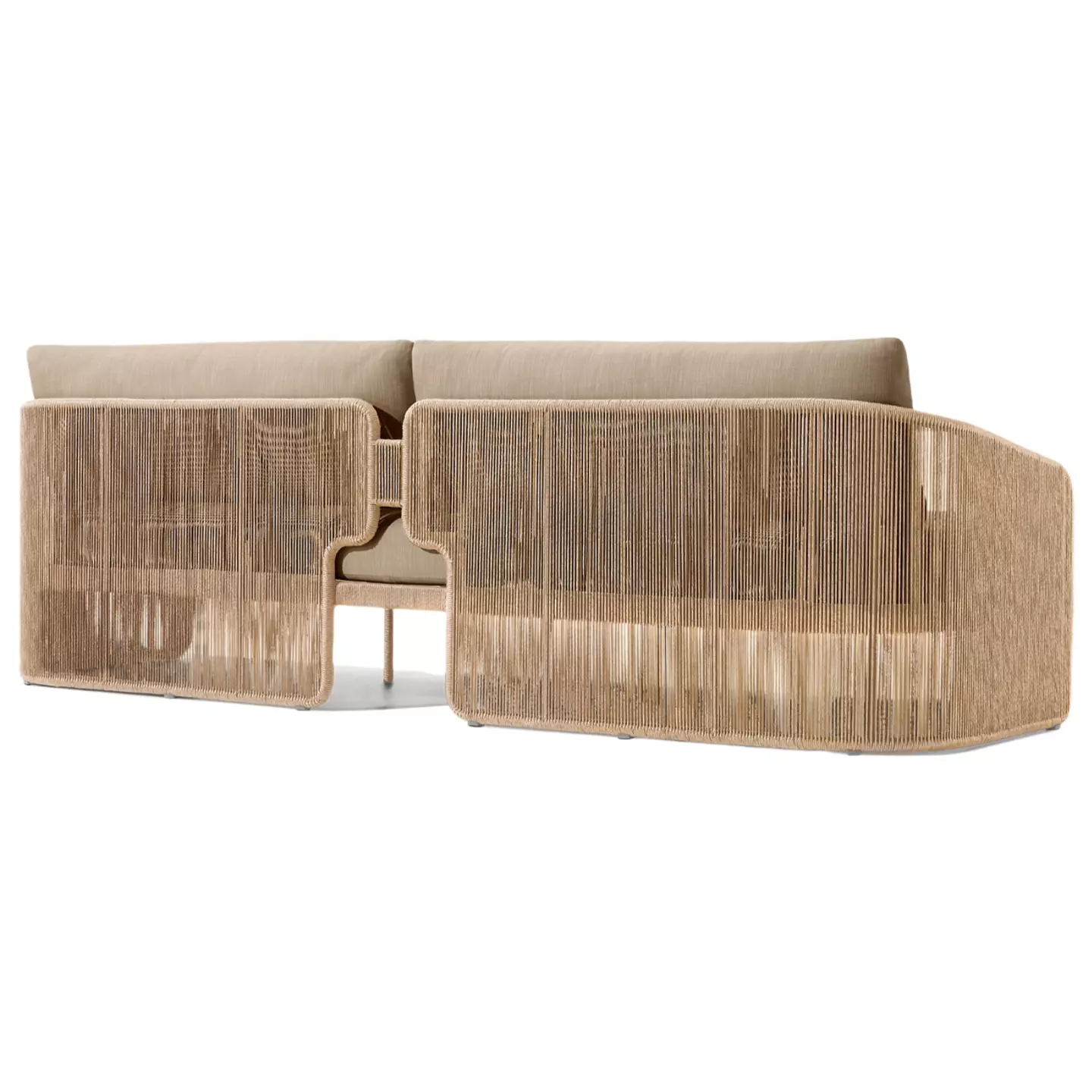 woven rope outdoor sofa