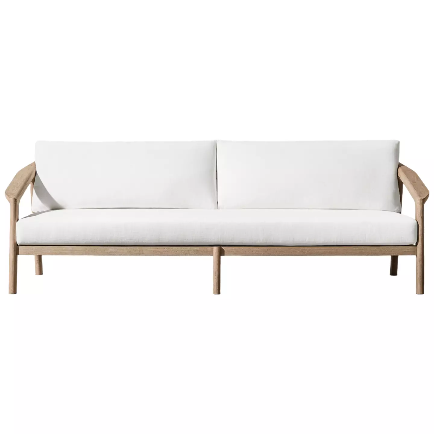 teak outdoor sofa sunbrella