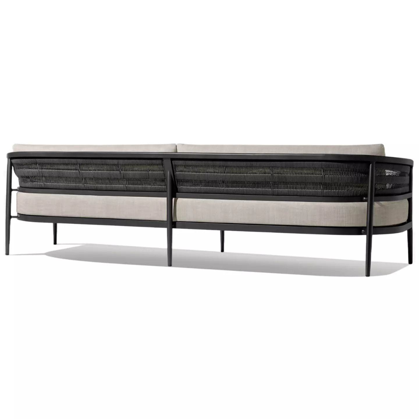 all weather wicker outdoor sofa