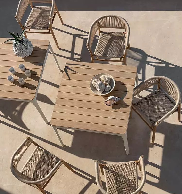 woven patio dining set
