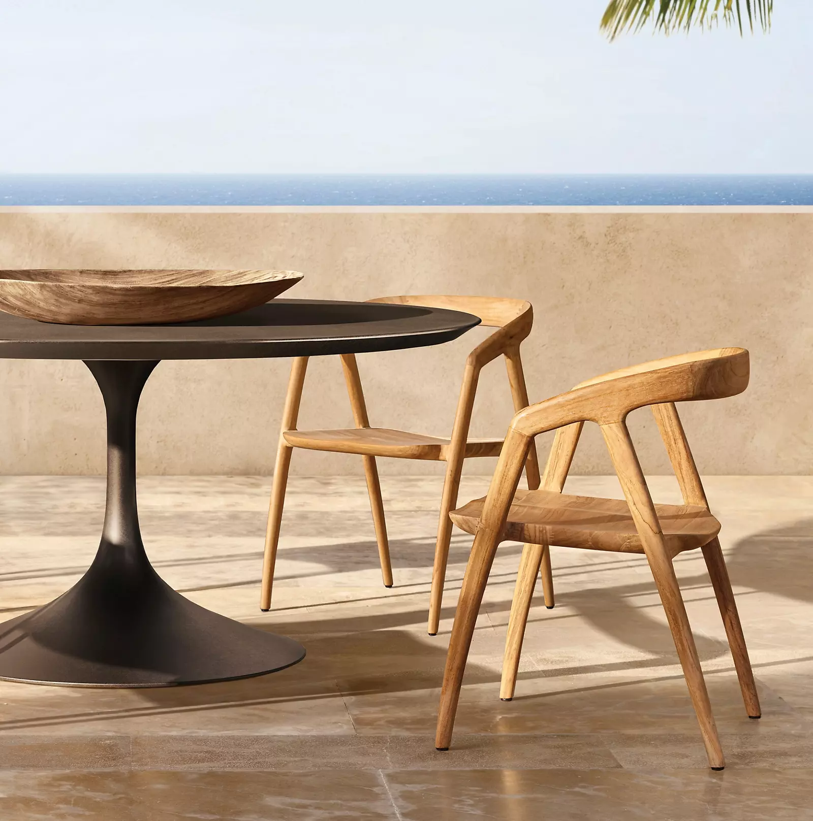 woven dining armchair