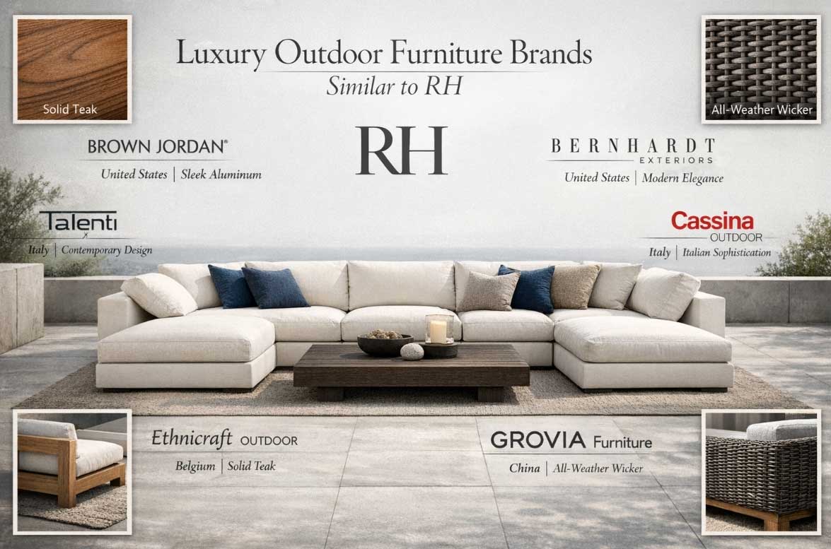 Luxury Outdoor Furniture Brands Similar to RH